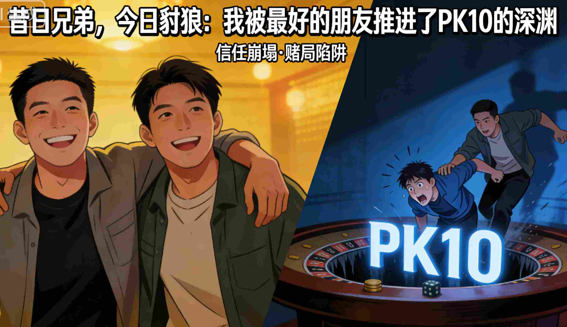 昔日兄弟，今日豺狼：我被最好的朋友推进了PK10的深渊