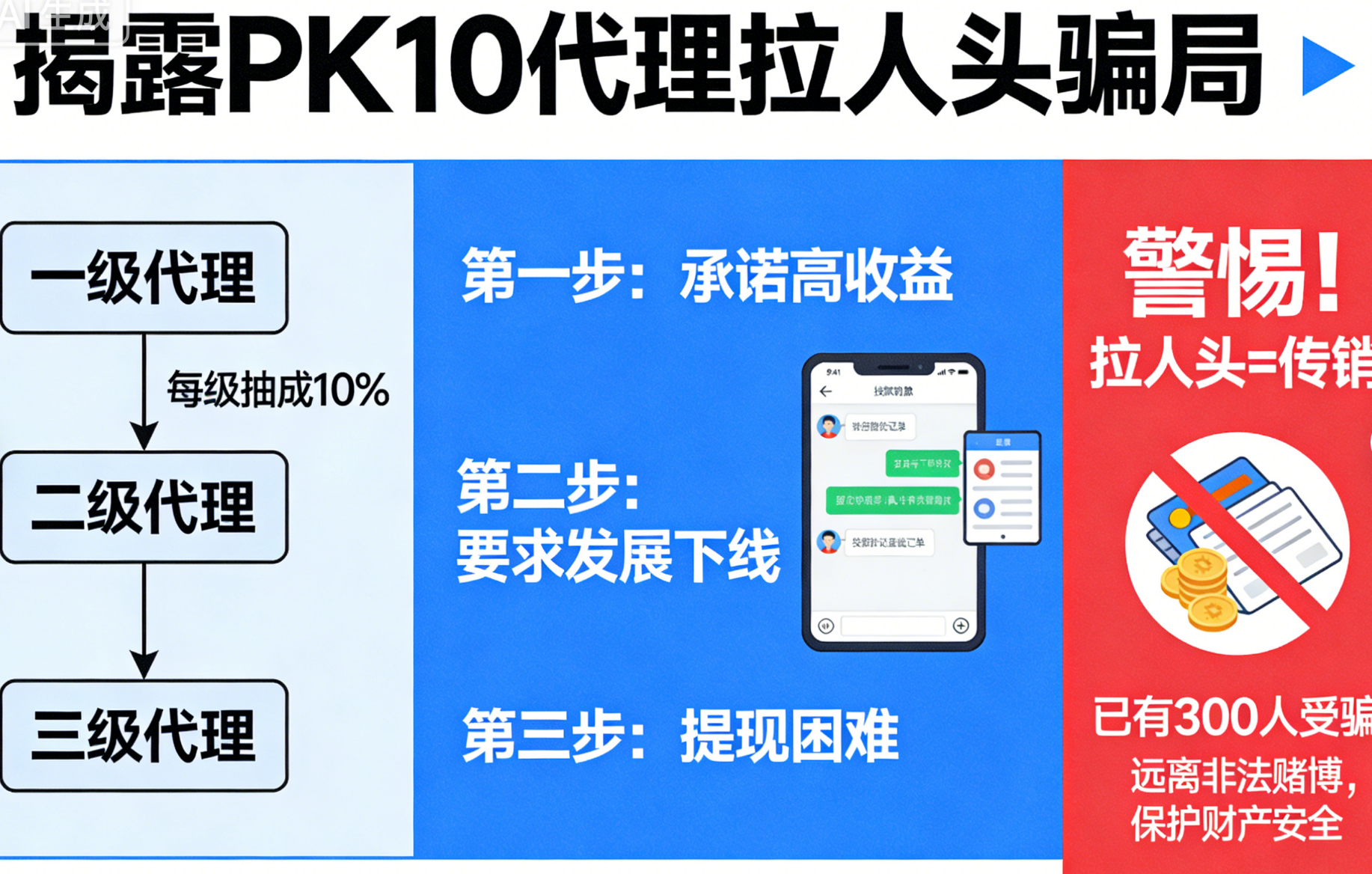揭露：PK10代理拉人头骗局